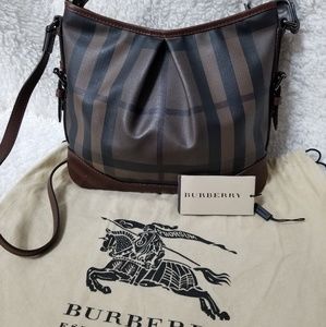 Burberry Hartham Haymarket Checker Crossbody